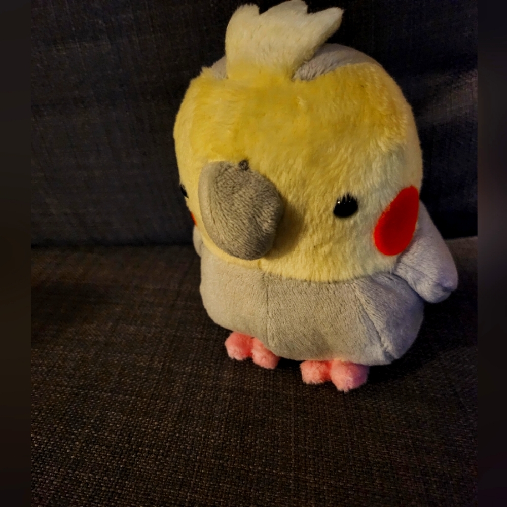Cockatiel plushie